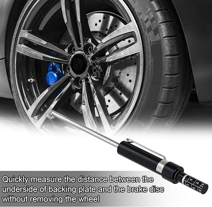NQEUEPN 2pcs Car Brake Pad Thickness Gauge, Brake Pad Gauge Brake Measuring Tool - Image 6