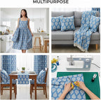 E-Tailor® Hand-Block Printed Pre-Cut Cotton Fabric Ideal - Image 5