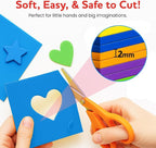 Self-Adhesive EVA Foam Sheets for Crafts – 2mm Thickness 8 Blue Sheets - Image 4
