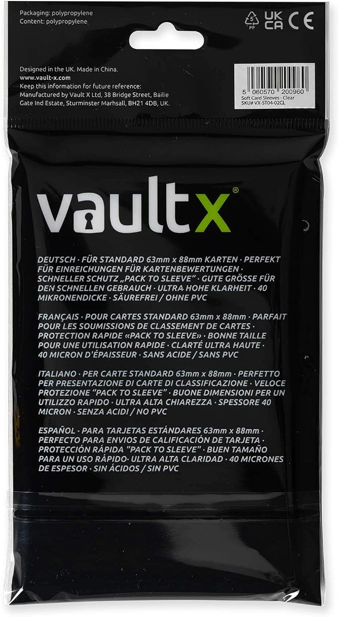 Vault X Soft Penny Sleeves for Standard Trading Cards TCG - Image 3