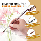 Golden Maple Kolinsky Sable Miniature Paint Brushes, Professional Detail Paint - Image 4