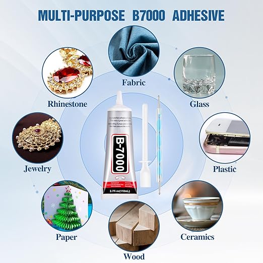110 ml B7000 Adhesive for Crafts, Jewelry Making, Nail Art - Image 5