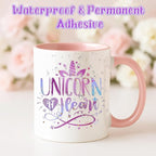 Holographic Permanent Adhesive Vinyl 10 Sheets 12'' x 10'' | Unicorn Patterns - Image 6