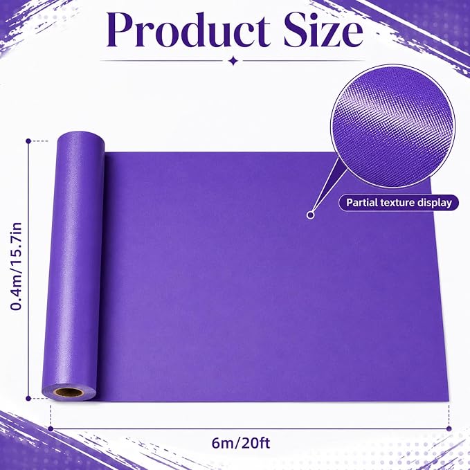 Purple Bulletin Board Roll Non-Woven Fabric Poster | Back to School Classroom - Image 2