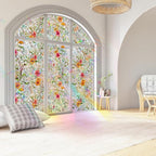 Window Privacy Film Stained Glass Window Film Static Cling Suncatcher UV - Image 6