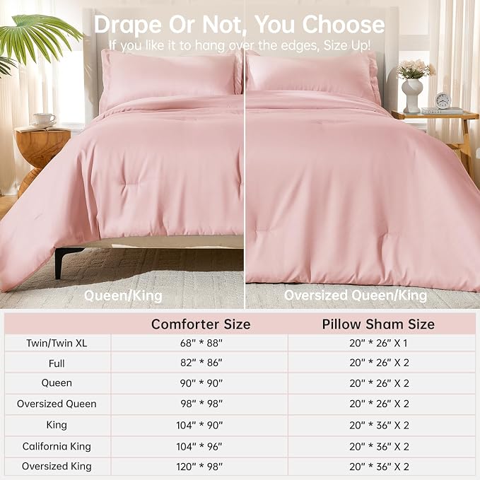 MUXHOMO Full Comforter Sets, All Season Ultra Soft Down Alternative Bedding - Image 8