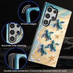 for Samsung Galaxy S24 Ultra Case, Sea Turtle Beach Pattern Glossy 2 in 1 - Image 6