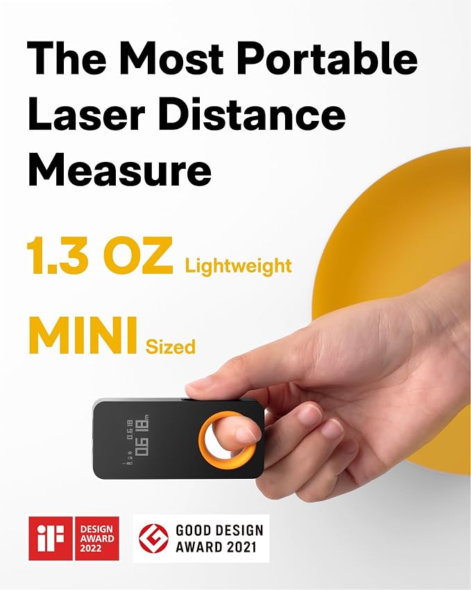 HOTO Pocket-Size Laser Measuring Tool, EDC Gadget Birthday Gift - Image 9