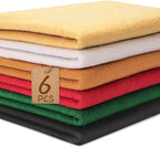 XSEINO 6 Rolls 12"x35" Large Felt Sheets, 1.4mm Thick Nonwoven Fabric by XSEINOiscreating%EF%BC%81