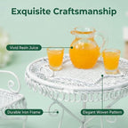 6 PCS Miniature Vintage Bistro Table & Chairs - Image 8