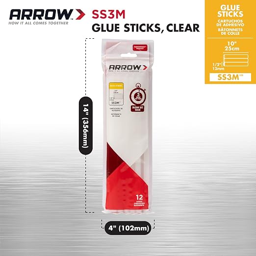 Arrow SS3M Full Size Slow Set Glue Sticks - Image 3