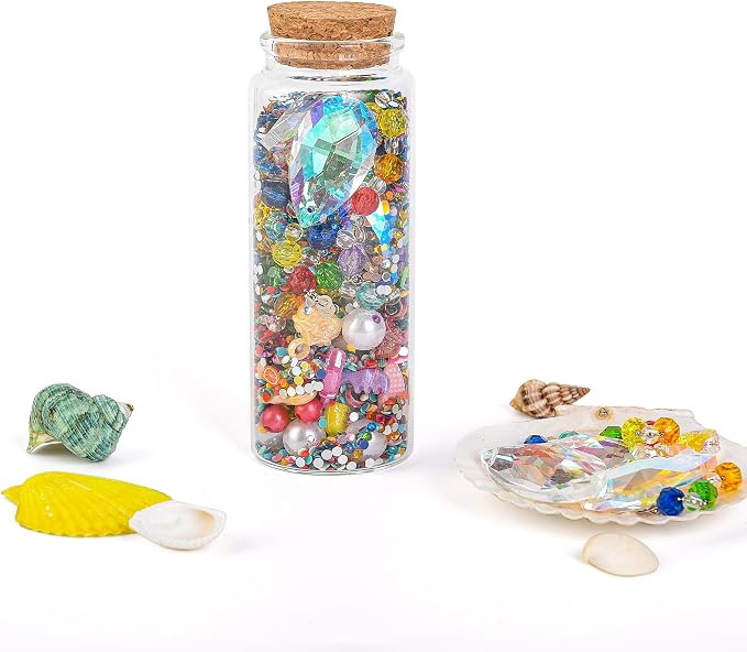 3PC100ML Empty Glass Jars with Cork Stoppers - Image 6