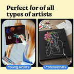 Chalkola Black Canvas for Painting - Image 7