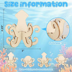 COCHIE DIY 3D Summer Ocean Wood Crafts to Paint - Image 2