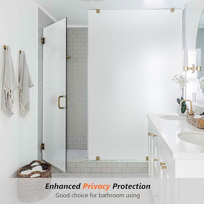 Kromapolis Window Privacy Film Frosted Glass Window Film, Heat Blocking Privacy - Image 2