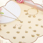 Landical 50 Pcs Winter Snowflake Charms - Image 4