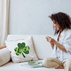 ORIGACH 3 Pcs Large Layered Shamrock Saint Patrick's Day Stencils 11.8x11.8 inch - Image 7