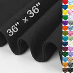 XSEINO Black Large Felt Fabric 36" X 36 ", 1.4 mm Thick Soft Felt Fabric Sheet by XSEINOiscreating%EF%BC%81
