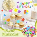2976Pcs Foam Stickers, 8Colors Foam Shape Letter Stickers - Image 4