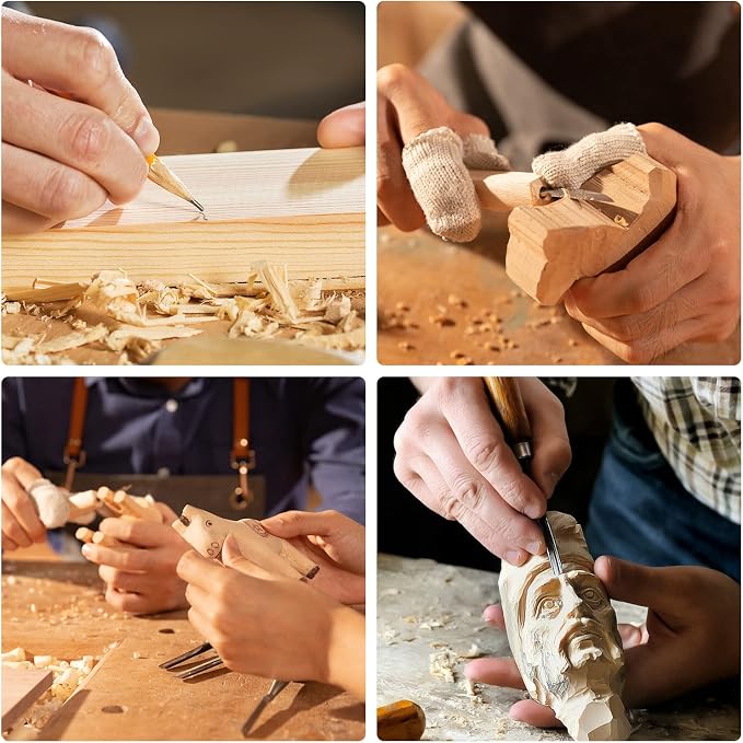8 Pack Basswood Carving Blocks 4 X 2 X 2 Inch, Large Whittling Wood Carving - Image 3