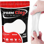 CALPALMY Moldable Foam Clay - 300g High Density Air Dry Clay by CalPalmy