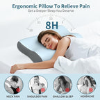 Cervical Neck Pillow, Contour Memory Foam Pillows - Image 3