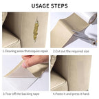 Leather Repair Patch Tape, Medium Grey Beige 17 x 61 Inches Self Adhesive - Image 4
