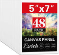 ESRICH Canvas Boards for Painting 5x7IN, 48 Pack Small Canvases for Painting by ESRICH