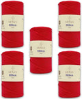 5 Skeins of Sensy Premium 4mm by SSENSY