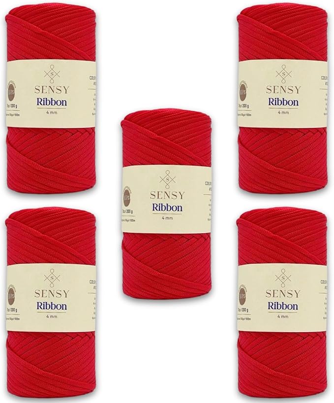 5 Skeins of Sensy Premium 4mm by SSENSY