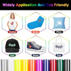 TORC Yellow Puff 3D HTV Vinyl Heat Transfer, Sportswear, Kids Clothing | Easy - Image 6