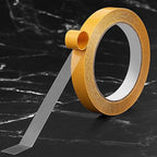 Ultra-Thin Clear Double Sided Tape 0.6Inch X 66Feet Two Sides Sticky Tape by AI+AIKENUO
