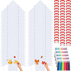 Libima 50 Pcs DIY Blank Kites for Kids Bulk Large Kite Making Kit Easy to Fly by Libima