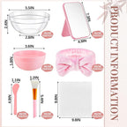 Teenyyou 8 Set White Pink Spa Supplies - Image 2