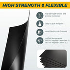 12 Pack Black Plastic Sheet 12x16x0.04 in Flexible High Tensile Plastic Sheets - Image 4