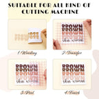 Tintnut Skin Tone Permanent Vinyl 8 Sheets 12x10in Beige Adhesive Vinyl | Solid - Image 3