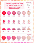 FIVEIZERO 172PCS Silicone Beads - Image 2