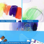 Tamaki 2 Pack Acrylic Paint Palette, Paint Pallet 9.8 x 5.9 Inch | Clear Paint - Image 5