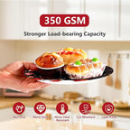 96Pcs Red and Black Party Decorations Happy 11th Birthday Plates and Napkins - Image 4