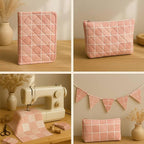 Cotton Satin Patchwork Fabric Panel – 35 Designs, 20×20 cm Squares, Single - Image 8