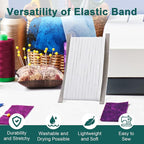 Airisoer 1/4 Inch Elastic Band for Sewing, 32 Yard High Elasticity Sewing - Image 5