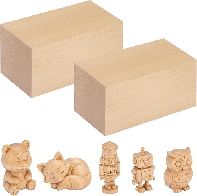 Basswood Carving Blocks by PONGJAWOODITEMSFORCRAFTS