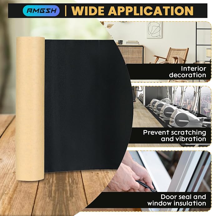 Sponge Neoprene with Adhesive Foam Rubber Sheet 1/8” Thick X 12” Wide X 54” Long - Image 6