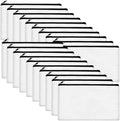 Legigo Blank Canvas Bag Zipper Pouch Makeup Bags Bulk by Legigo