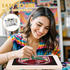 DOODLREAM Rose Window DIY Punch Needle Embroidery Kit - Image 3