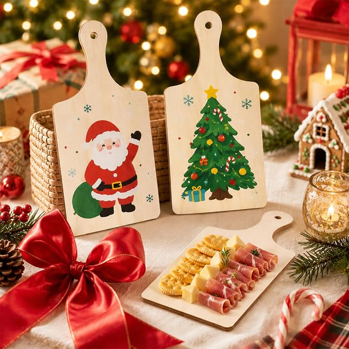 Vmiapxo 16 Pack Unfinished Wood Cutting Board Craft - Image 7