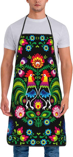 Apron Cooking Chef Work Shop Women Men Baking Decorations Painting Bbq Grilling - Image 2
