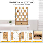ORLESS 5-Tier Jewelry Display for Vendors, Earring Holder Organizer - Image 3