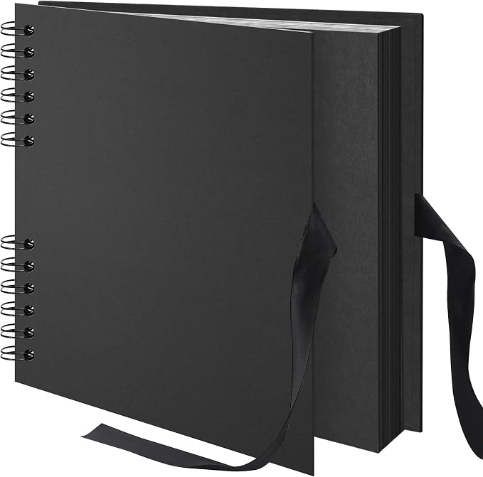 10×10 inch Scrapbook Photo Album DIY Picture Book 40 Pages, Thick Kraft Paper by Remowith