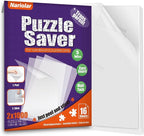 Nariolar Ultra-Adhesion Transparent Puzzle Glue Sheets, 16 Puzzle Saver Sheets by Nariolar